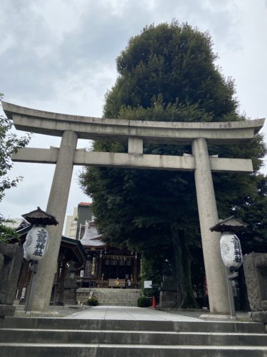 大鳥神社の鳥居